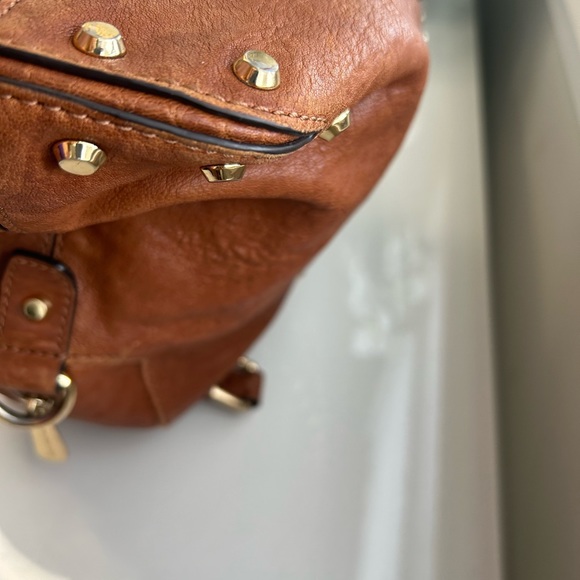 🔥🔥🔥GORGEOUS MICHAEL KORS VINTAGE Camel Colored Pebbled Leather Handbag!🤩🤩🤩 - Picture 9 of 13
